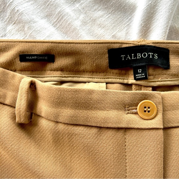 Talbots Hampshire Tan Pants - Size 12 - Picture 5 of 12